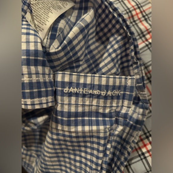 Janie and Jack Baby Boy Plaid Button up shirt 6-12mo - Picture 4 of 5